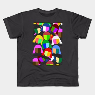 Abstract Faces Kids T-Shirt